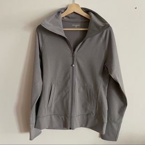 SET OF 2 Grey/Fuschia Zip up Tuff Athletics Large